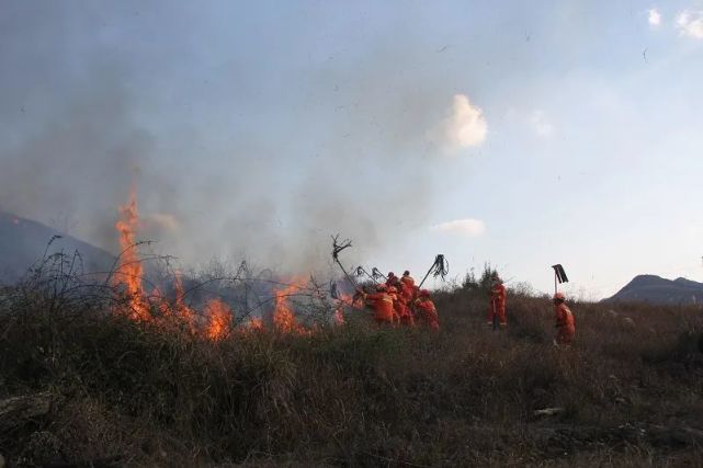 贵安新区突发山火过火面积超3万平方米
