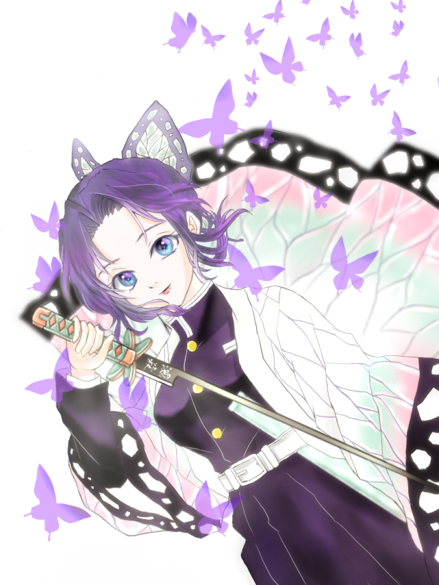 生贺丨莫西莫西祝蝴蝶忍2月24日生日快乐一组贺图分享