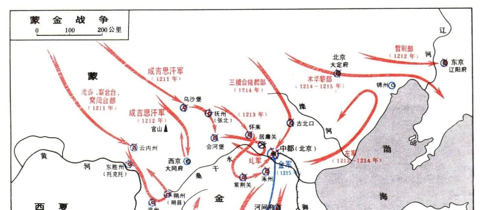太师国王木华黎偏师经略中原 成吉思汗主力西征_腾讯新闻