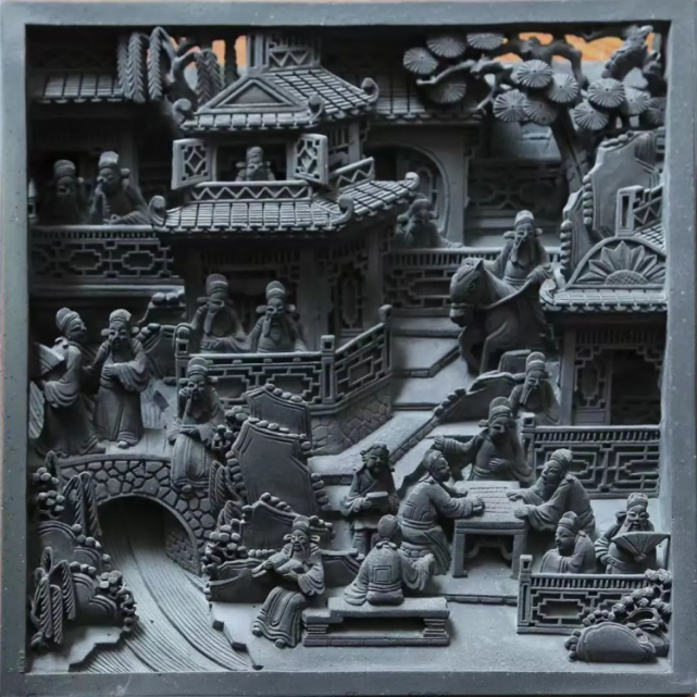 一块砖就是一个世界砖雕大师吴正辉作品丰收图入库