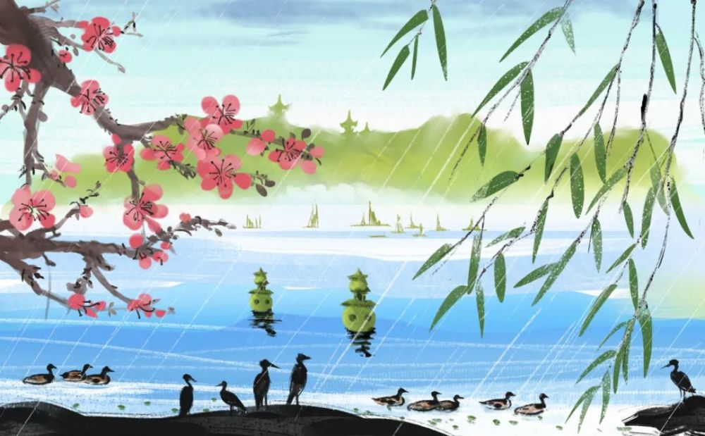 一春听雨好雨知时节当春乃发生