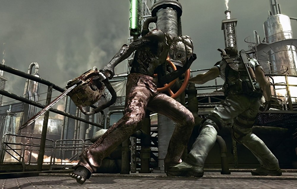 网友"chc7870"是个《生化危机》系列的老玩家,因此对电锯男的恐惧可是