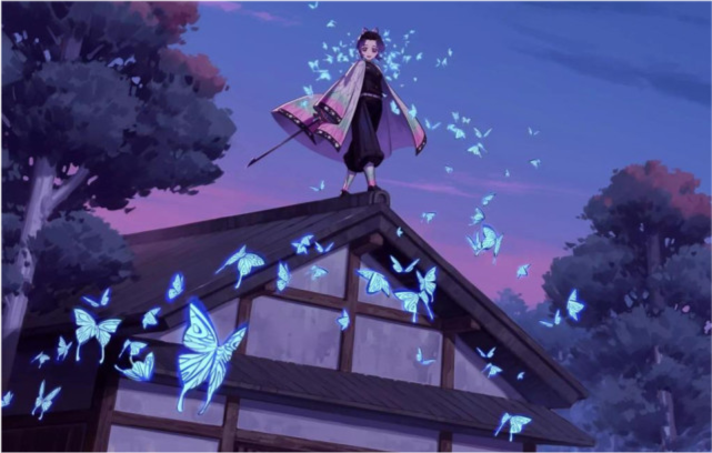 鬼灭之刃:官方为给蝴蝶忍庆生,发布最新款日轮刀