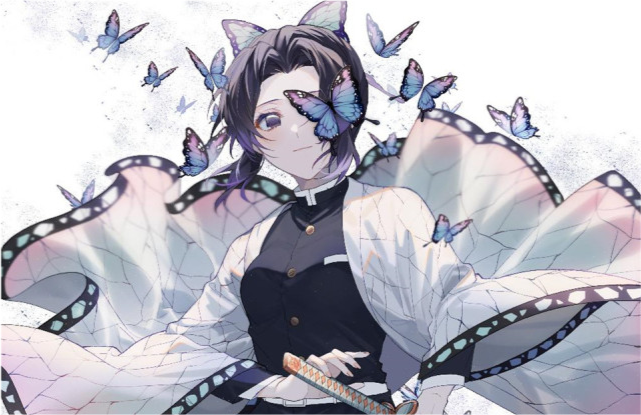 鬼灭之刃:官方为给蝴蝶忍庆生,发布最新款日轮刀,内置35种音效_腾讯