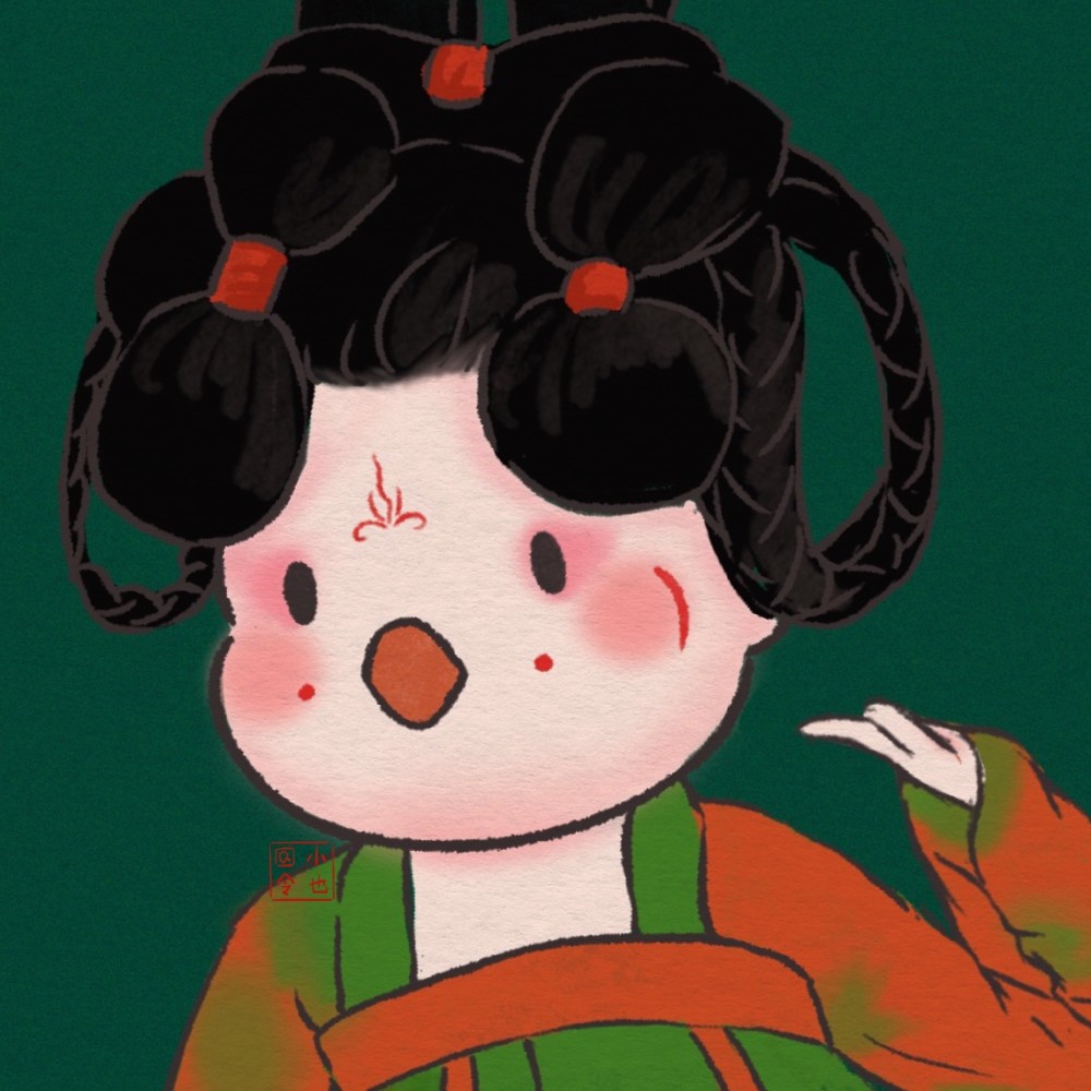 唐宫夜宴手绘作品大赏偷笑可爱的唐朝少女们也太生动了