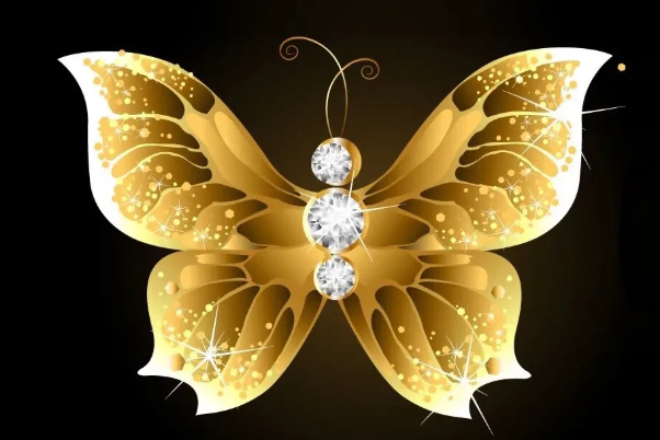 心理测试:选一只最美的金蝴蝶,测他心里有多宠爱你?