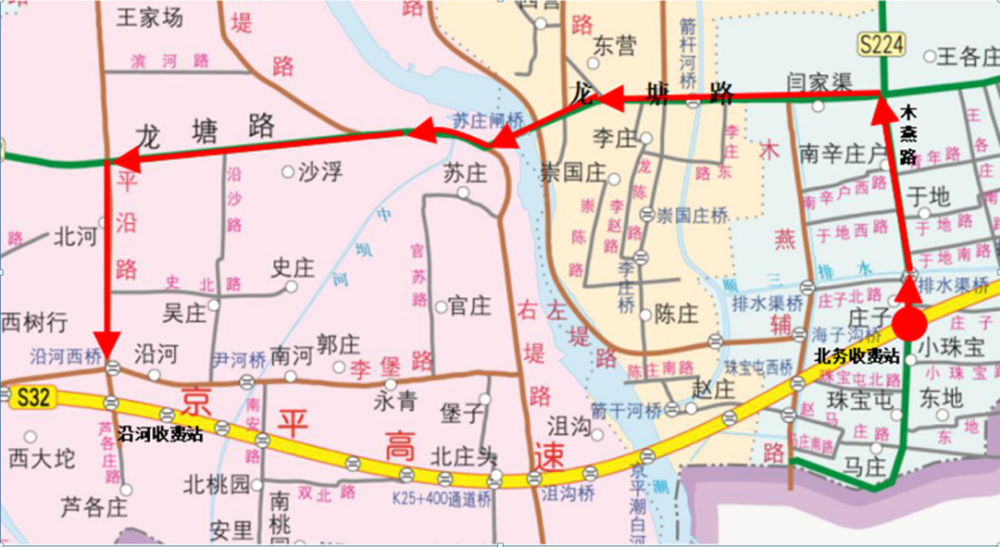 按照計劃安排, 京平高速公路進京方向沿河收費站出口將在2021年2月22