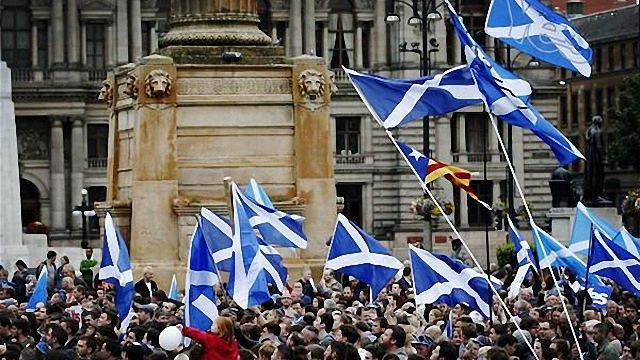 苏格兰政府大楼降下英国国旗