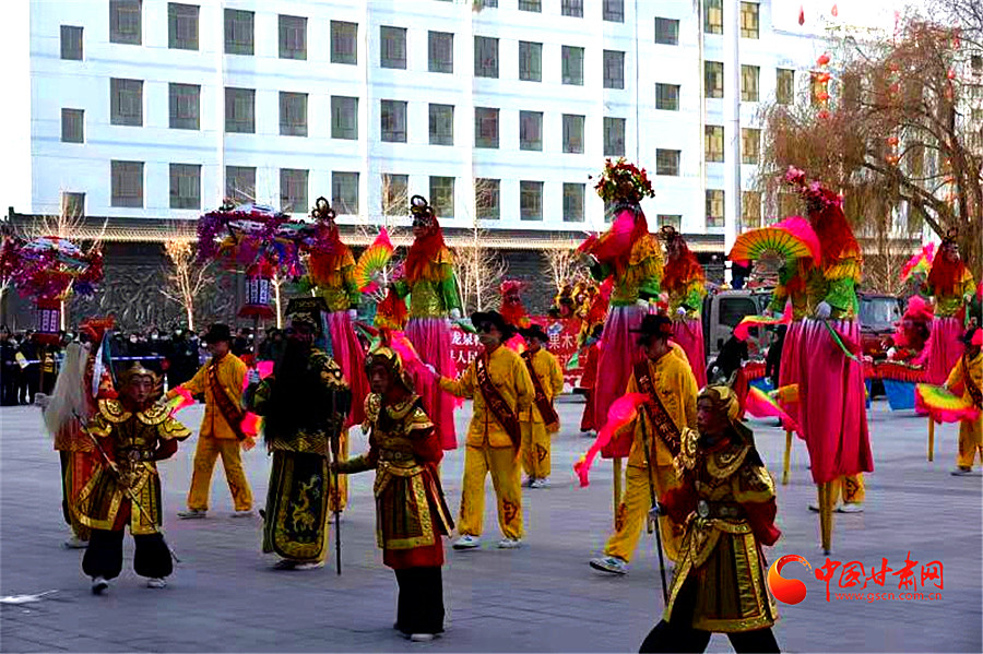 网络中国节春节传承活态非遗临夏州和政秧歌上十三
