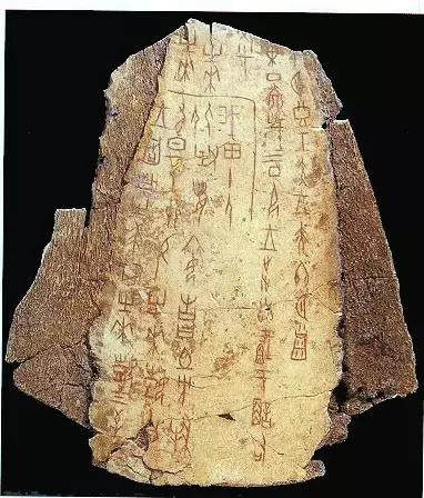 这种甲骨文是陕西省考古工作者在西安市西郊斗门乡花园村原始社会遗址