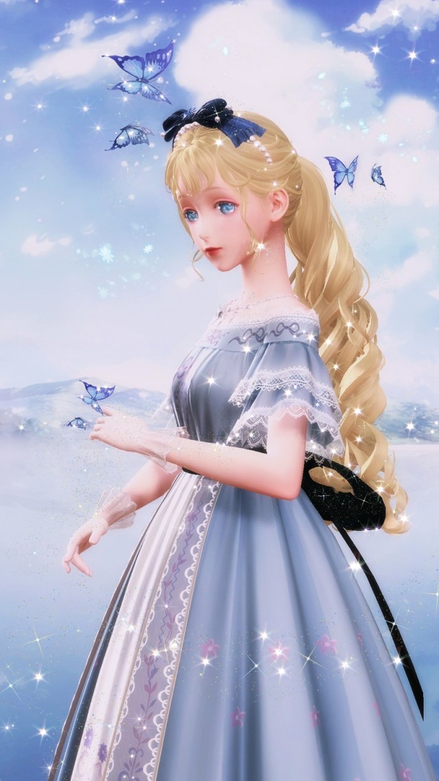 闪耀暖暖搭配投稿:爱丽丝梦蝶遇上旅行的异国公主,最终成为了她的样子