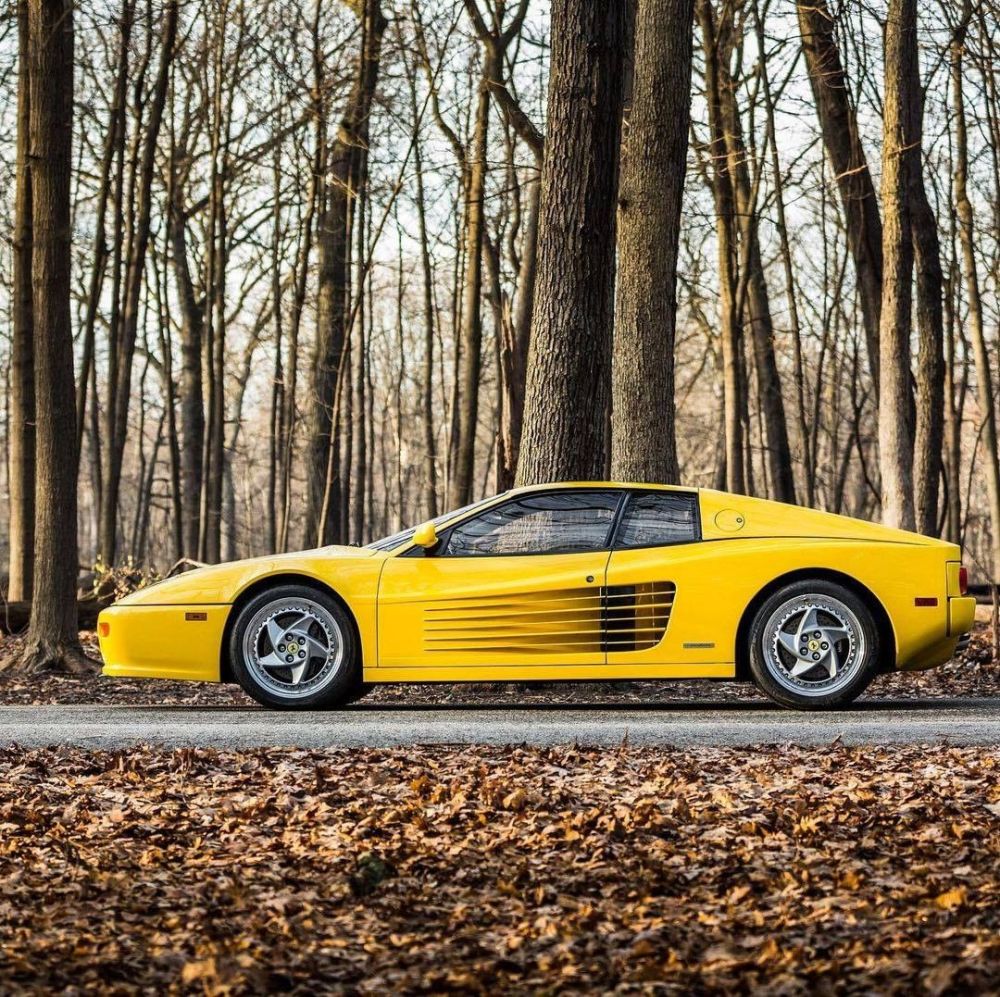 上世纪的超跑王者,1995年出产的法拉利f512跑车