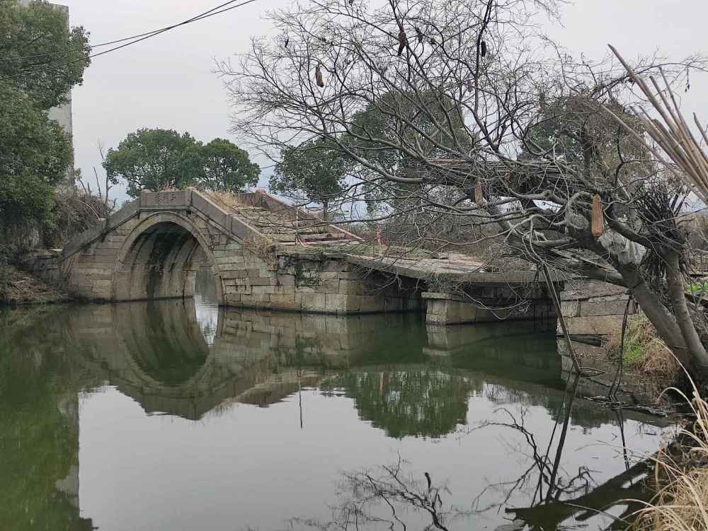 寧波五鄉鎮後塘河上最古老的橋樑斗門橋