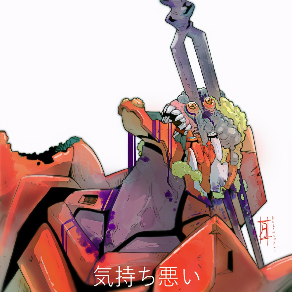 模玩控eva帅气插画头像合集大家喜欢哪张呢