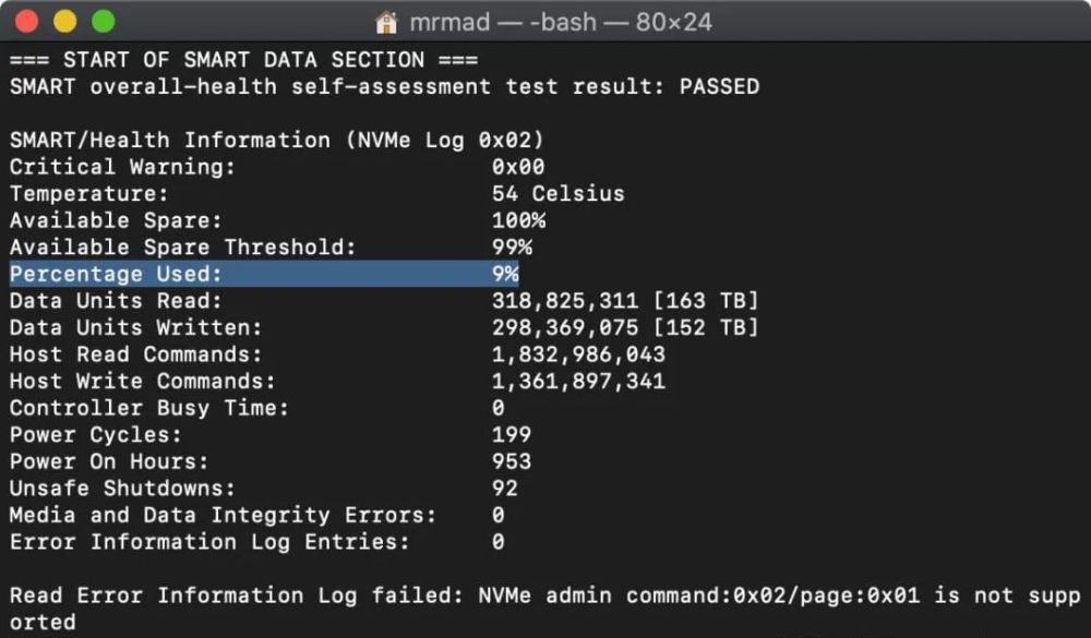 苹果曝m1 Mac Ssd 寿命问题 查询ssd 寿命工具 腾讯新闻