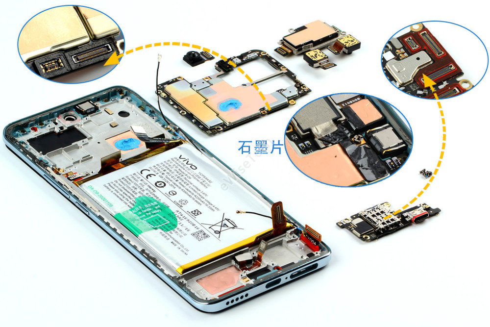 vivo x60拆解:只看整机bom,或许会以为是三星手机_腾讯新闻