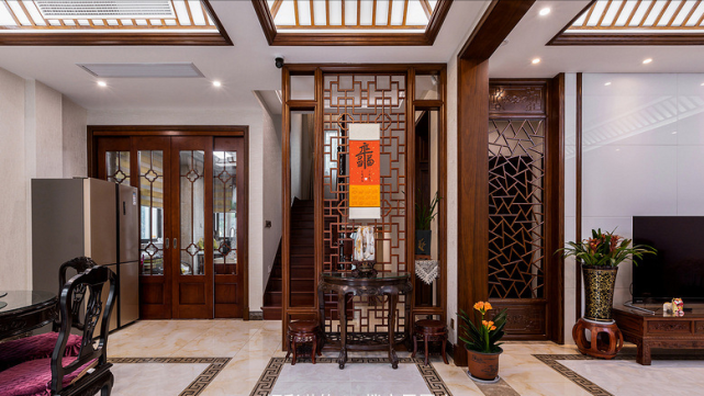 碧桂园500㎡中式吉宅:把自然元素与古典元素融入结合,超雅致
