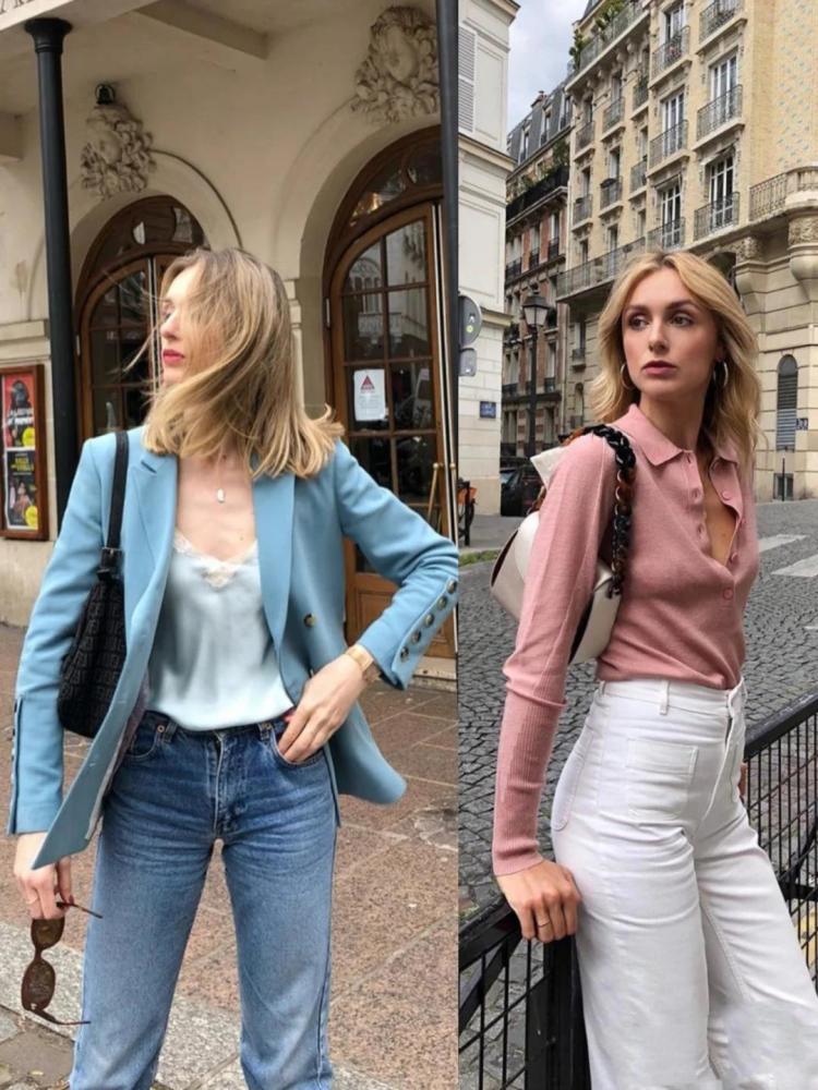 小个子法式显高穿搭看她照着穿法国女人的简约优雅你也有