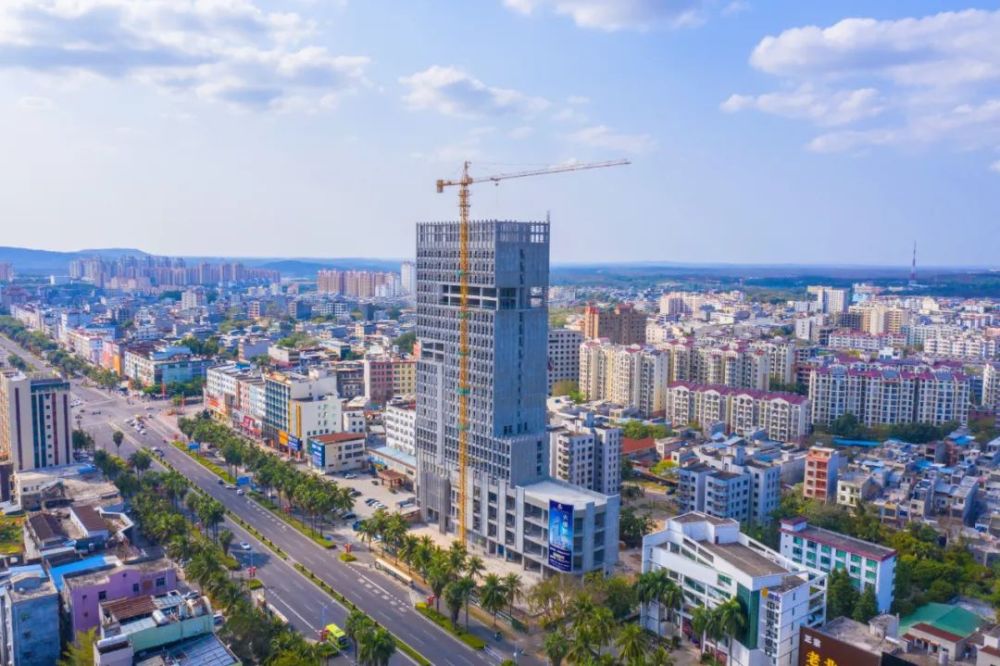 儋州·福安大厦是海南自由贸易试验区建设项目(第三批)集中开工项目
