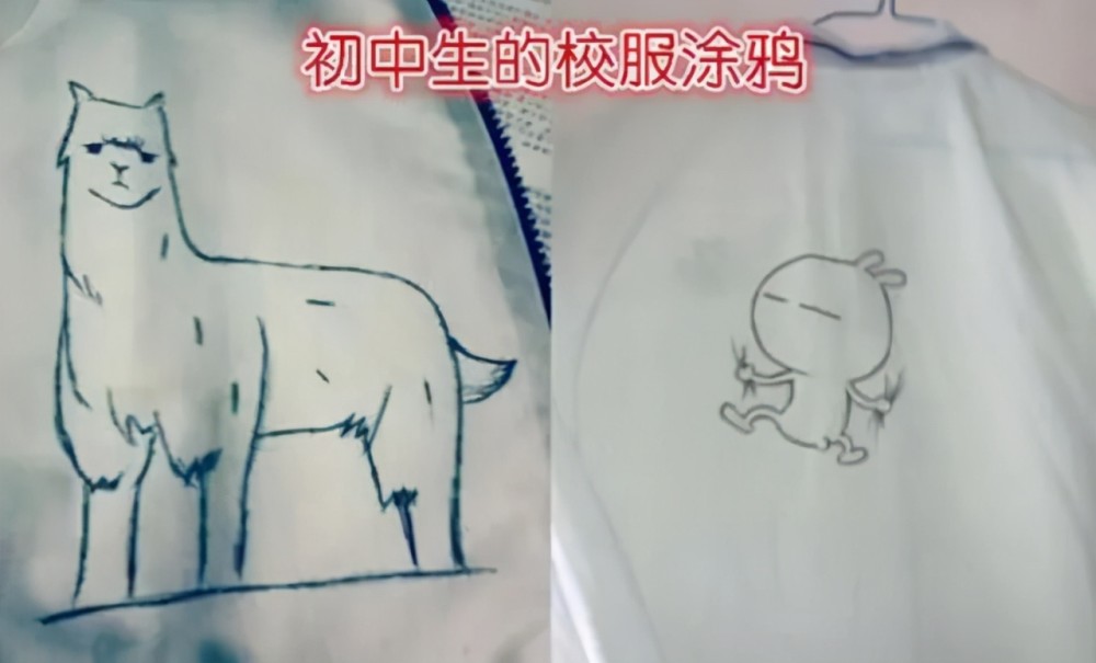 学生手绘校服火出圈文理科风格大不同美术生惊艳全场