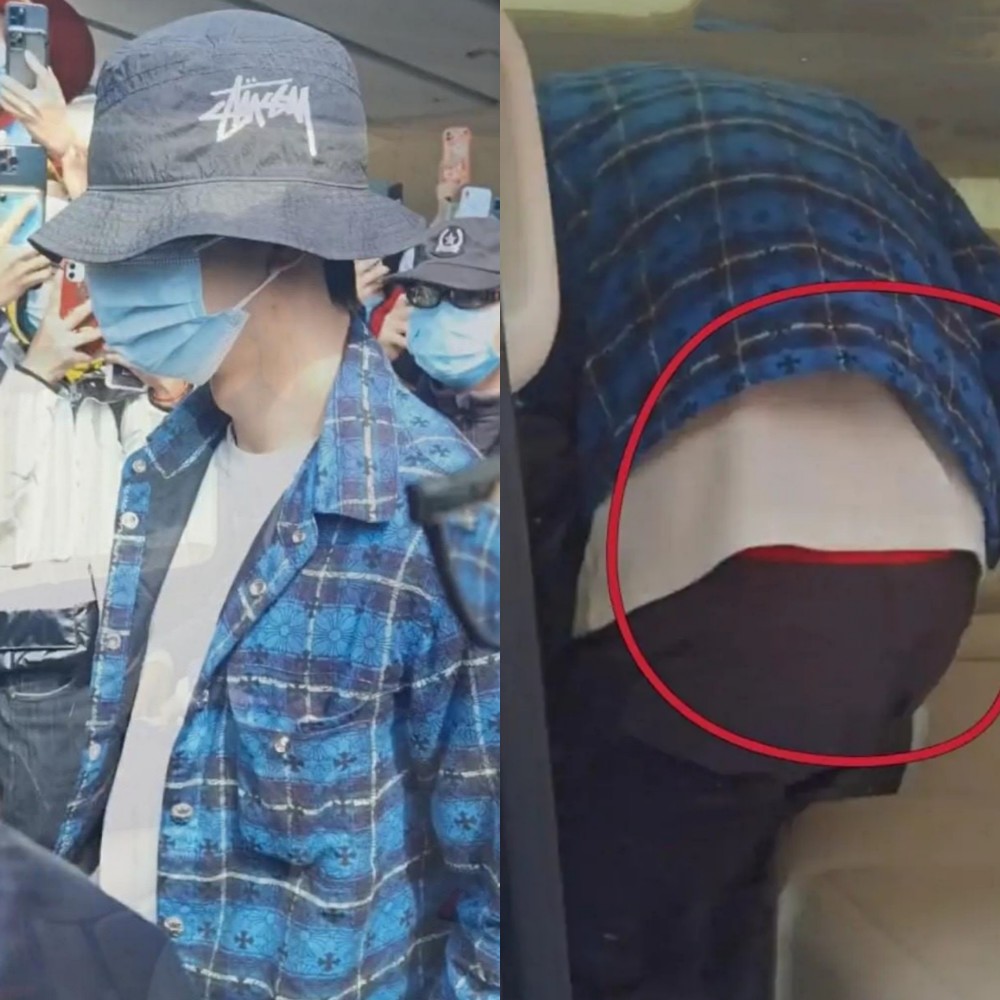 王一博出行遭围堵现场混乱却意外暴露了小秘密