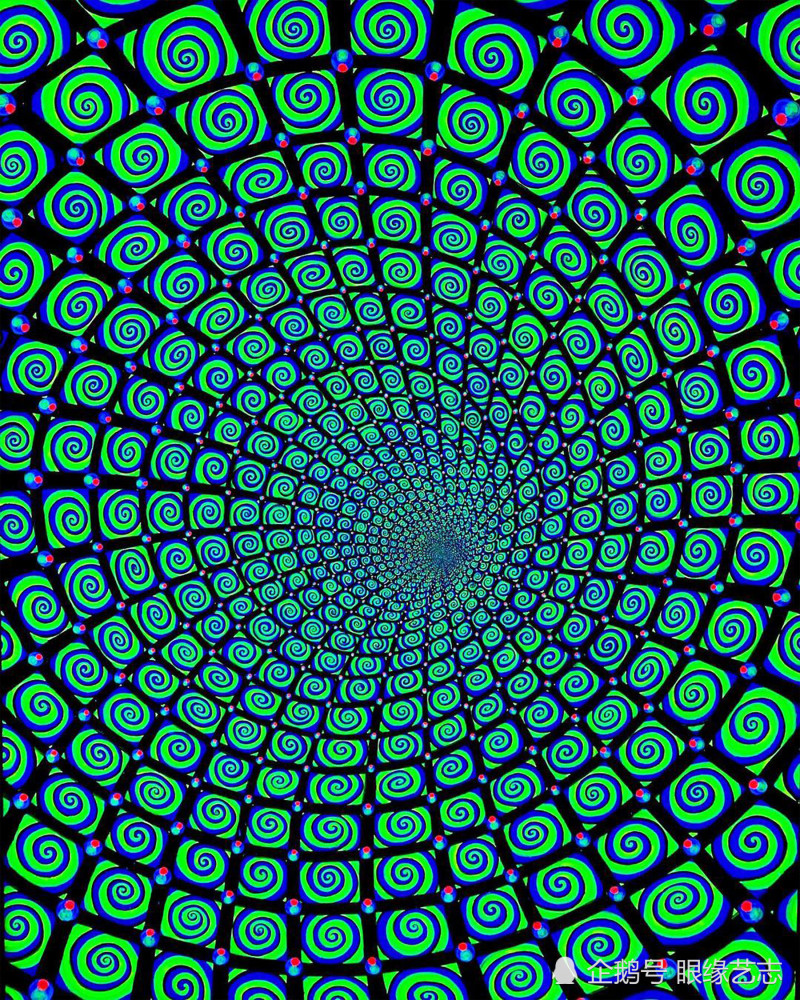 宇宙迷幻艺术可以在黑暗中欣赏的画作来自高维生物的提醒