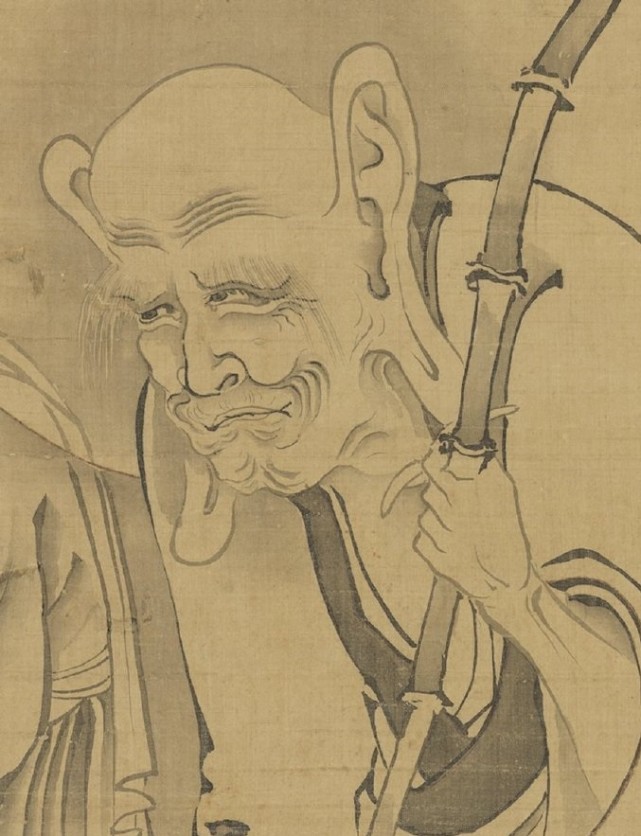 1000年前的罗汉图神神鬼鬼的风格有点吓人晚上都不敢看