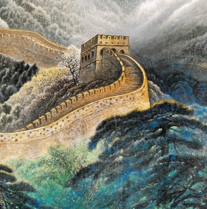 人民大会堂挂的几幅画,都是哪些画家的画作,价值多少钱_腾讯新闻