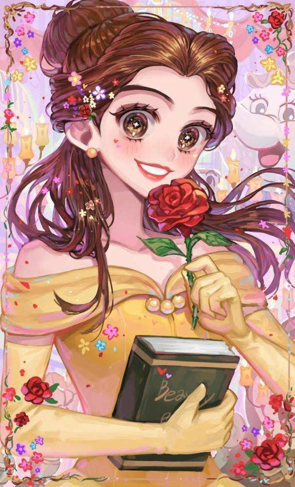 迪士尼公主的糖果画风吃了这位公主能变得更甜吗