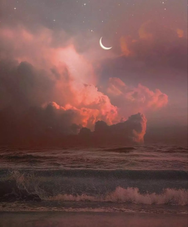 100张唯美彩色夜空壁纸 可做个人状态背景图 腾讯新闻