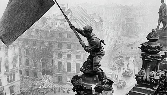 苏军攻占柏林图片黑白图片