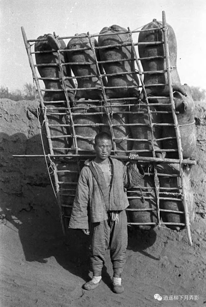 影像中国|1932年中国上海,兰州,推飞机,做木筏,理发