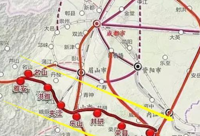 四川正在规划一条高铁带动4个城市发展2024年建成通车