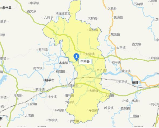 象州县各乡镇地图图片
