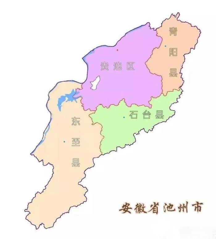 安徽池州地图位置地图图片