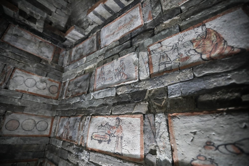 文化探访嘉峪关新城魏晋墓群六号墓