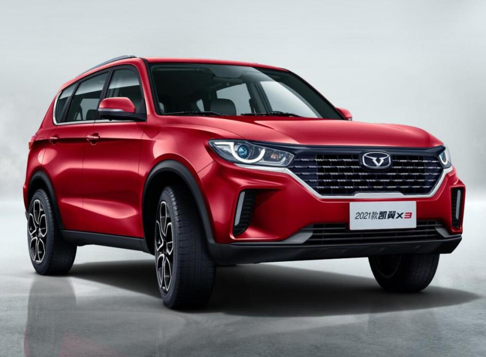 外观更时尚动力有增强2021款凯翼x3上市售689759万元