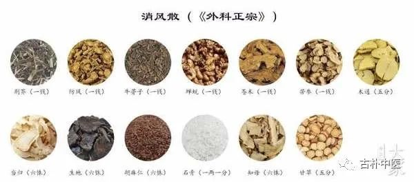湿疹常用方消风散