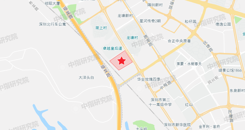 深圳民治街道区域图图片