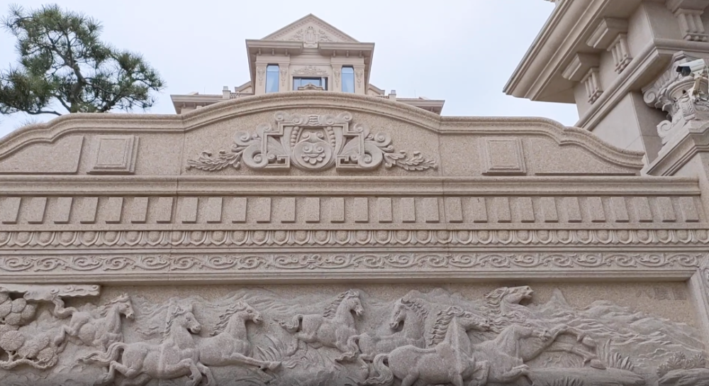 福建莆田农村豪宅连成片家家像城堡还有人工湖