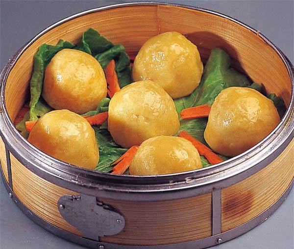 满族苏子叶粘豆包