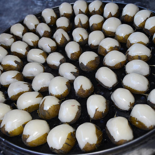 满族苏子叶粘豆包