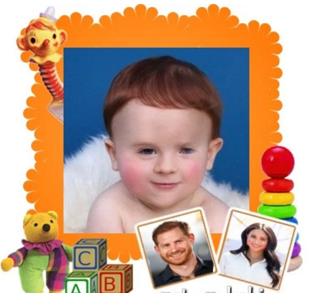 如果是男孩子的话,长得会很像爸爸哈里,与哥哥小阿奇一样,拥有一头与