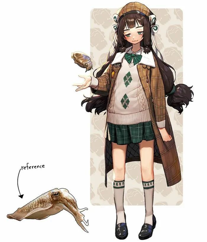 拟人插画——皮皮虾