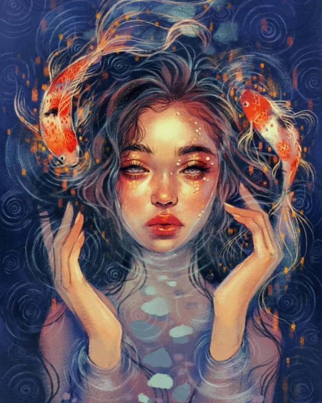 狂撩2百多万的粉丝,自带冷艳属性|手绘|绘画|插画师