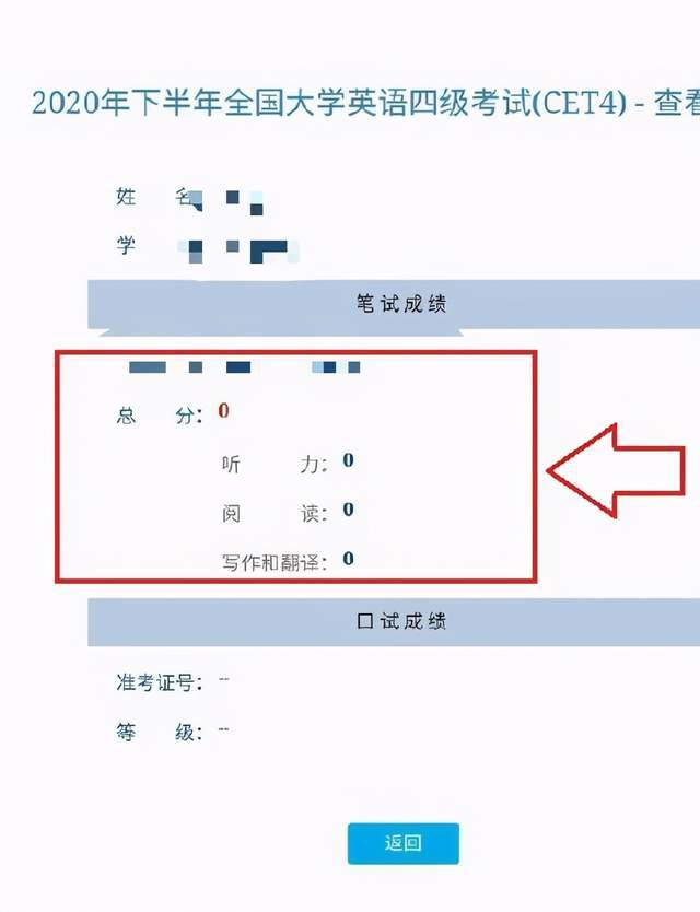 四六级成绩公布有人遗憾424有人惊喜425有人意外0分