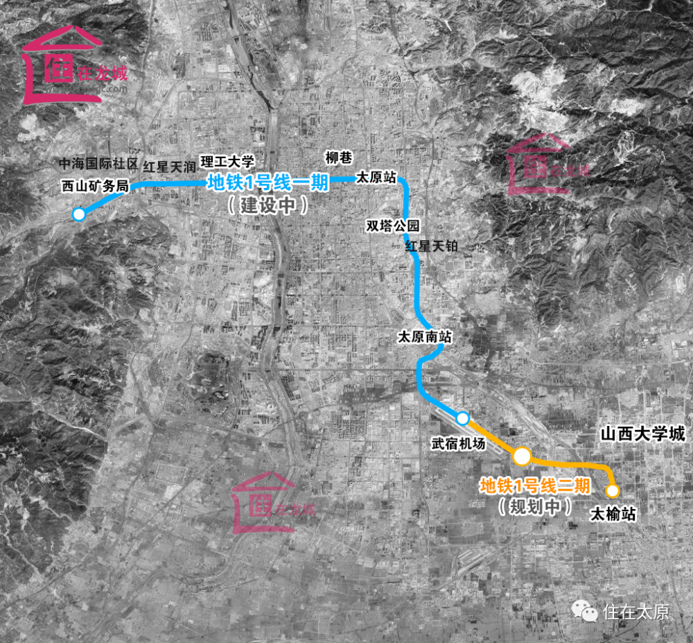 涉及4条线路太原地铁2期最新建设规划曝光2028年或全部通车