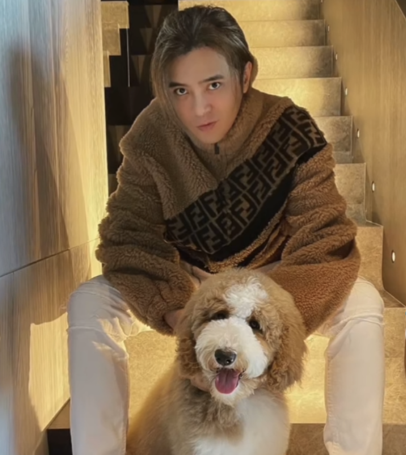 罗志祥还一连发了两条动态晒自己的"女儿"yuki,刚看这张照片时还没有