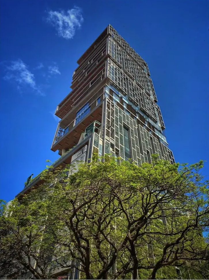 印度首富住处公开27层奢华高楼被认证为世界最值钱的私人住宅