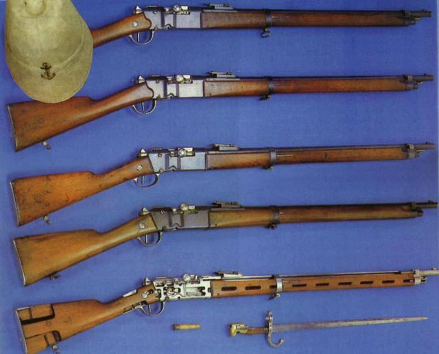完成枪弹设计后,新型步枪的开发立即跟进,勒贝尔采取老办法,以1885式